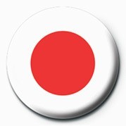 Button Flag - Japan