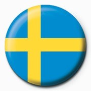 Button Flag - Sweden