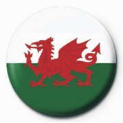 Button FLAG - WALES
