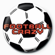 Button FOOTBALL CRAZY