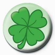 Button Four Leaf Clover