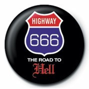 Button HIGHWAY 666 - THE ROAD TO