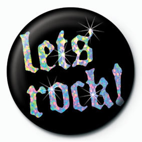 Button LETS ROCK