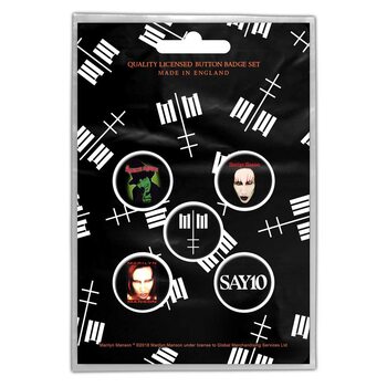 Speldjesset Marilyn Manson - Cross Logo