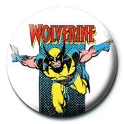 Button MARVEL - wolverine retro
