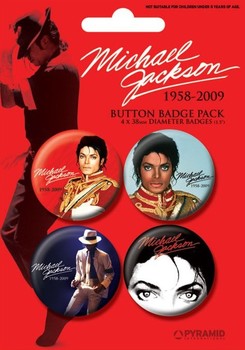 Speldjesset MICHAEL JACKSON - red