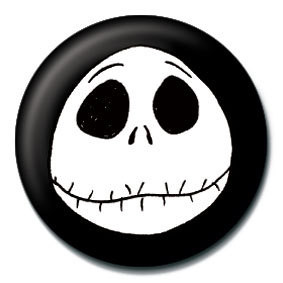 Button NIGHTMARE BEFORE CHRISTMAS - Jack smile