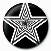 Button OP ART STARS