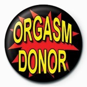 Button ORGASM DONOR