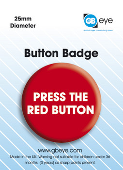 Button PRESS THE RED BUTTON