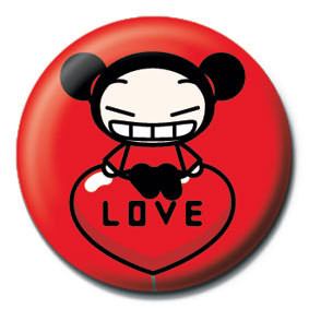 Button PUCCA - balloon