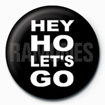 Button Ramones (Hey Ho Let's Go)