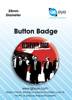 Button Reservoir Dogs Red
