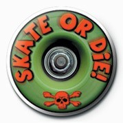 Button SKATEBOARDING - SKATE OR D