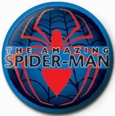 Button SPIDERMAN - red spider