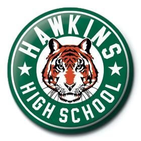 Button Stranger Things - Hawkins High School