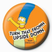 Button THE SIMPSONS - marge frown