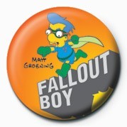Button THE SIMPSONS - milhouse fallout boy