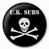 Button UK SUBS - SKULL  &amp; CROSSBO