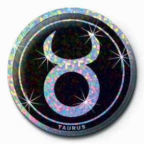 Button ZODIAC - Taurus