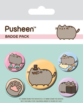 Button Pusheen - Fancy