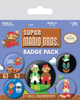 Button  Super Mario Bros. - Retro