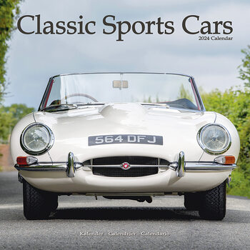Classic Sports Cars Calendar 2024