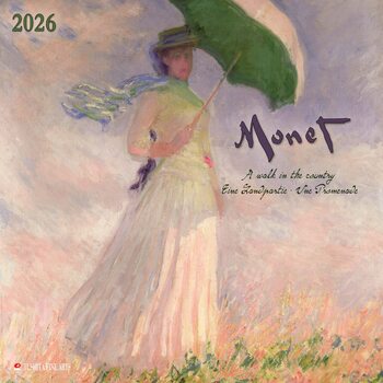 Calendario 2026 Claude Monet - A Walk in the Country