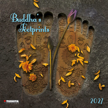 Calendario 2027 Le orme del Buddha | 16 mesi