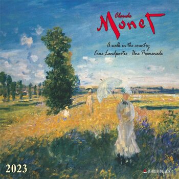 Calendario 2023 Claude Monet - A Walk in the Country