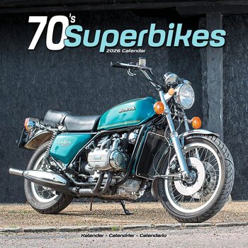 Calendar 2027 70'S Superbikes