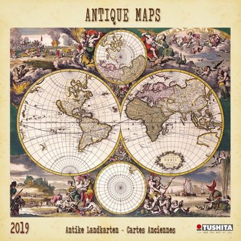 Calendar 2027 Antique Maps