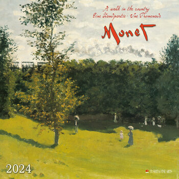 Calendar 2024 Claude Monet - A Walk in the Country