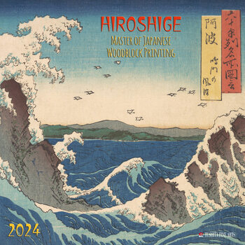 Ημερολόγιο 2024 Hiroshige - Japanese Woodblock Printing