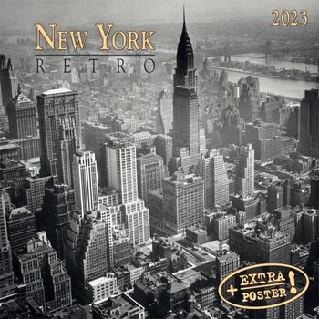 Calendar 2023 New York Retro
