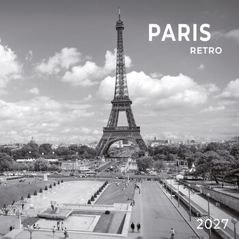 Calendar 2027 Paris Retro