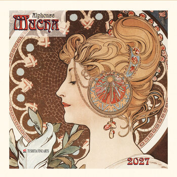 Calendrier 2027 Alphonse Mucha | 16 mois