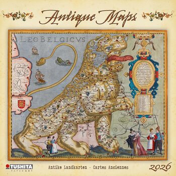 Calendrier 2026 Antique Maps