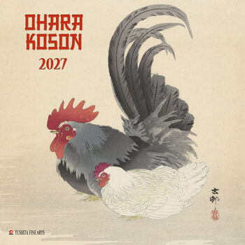 Calendrier 2027 Ohara Koson | 16 mois