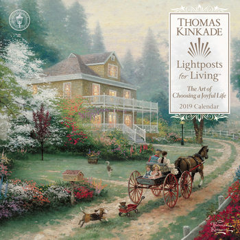 Calendrier 2023 Thomas Kinkade - Lightposts for Living