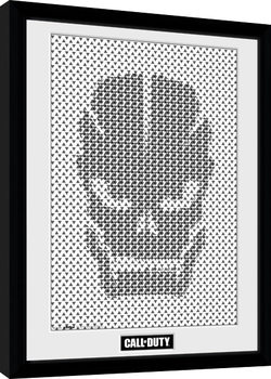 Zarámovaný plakát Call Of Duty - Skull Pattern