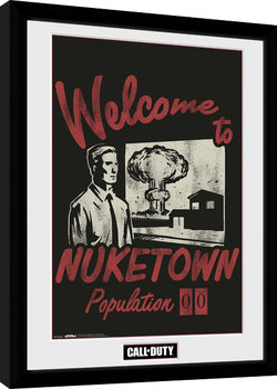 Zarámovaný plakát Call of Duty - Welcome to Nuketown