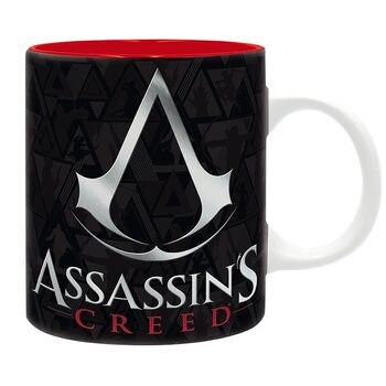 Cană Assassin‘s Creed - Crest Black & Red