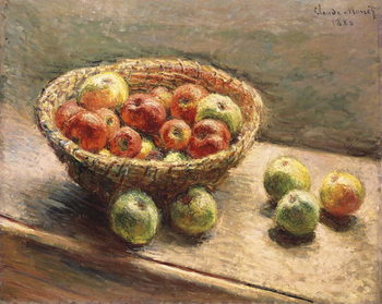 Obraz na plátne A Bowl of Apples; Le Panier de Pommes, 1880