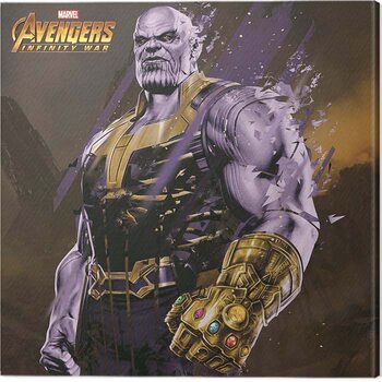 Print op canvas Avengers: Infinity War - Thanos Fragmented