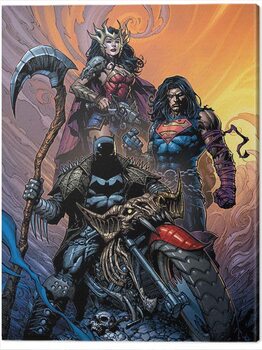 Print op canvas Batman - Death Metal Champions