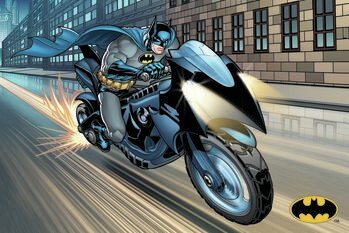 Print op canvas Batman - Night ride