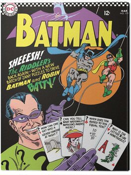 Print op canvas Batman - The Riddlers