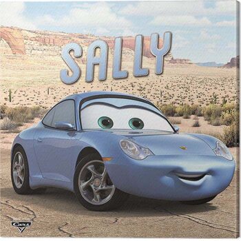 Print op canvas Cars - Sally