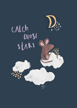 Print op canvas Catch those stars.